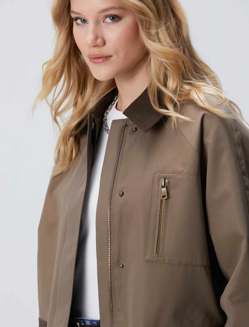 Network Kadın Haki Pardösü Network Kadın Haki Pardösü