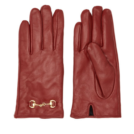 Network Kadın Bordo Deri Eldiven Network Kadın Bordo Deri Eldiven