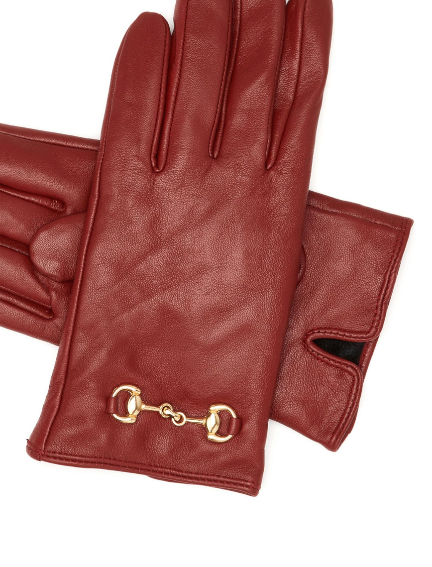 Network Kadın Bordo Deri Eldiven Network Kadın Bordo Deri Eldiven