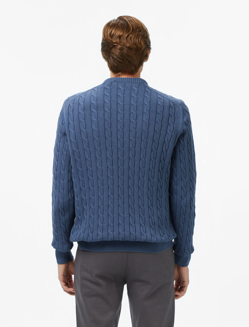 Nautica Erkek Mavi Classic Fit Kazak Nautica Erkek Mavi Classic Fit Kazak