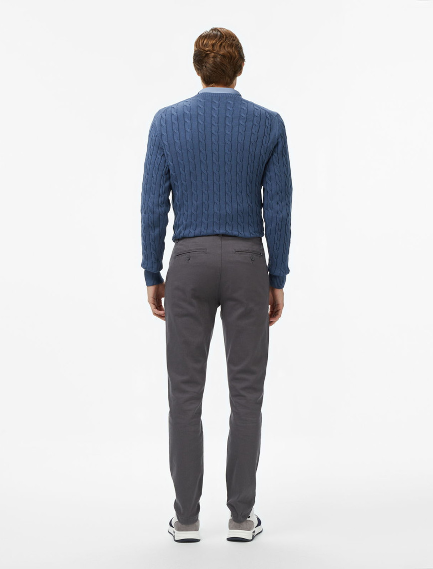 Nautica Erkek Gri Slim Fit Pantolon Nautica Erkek Gri Slim Fit Pantolon