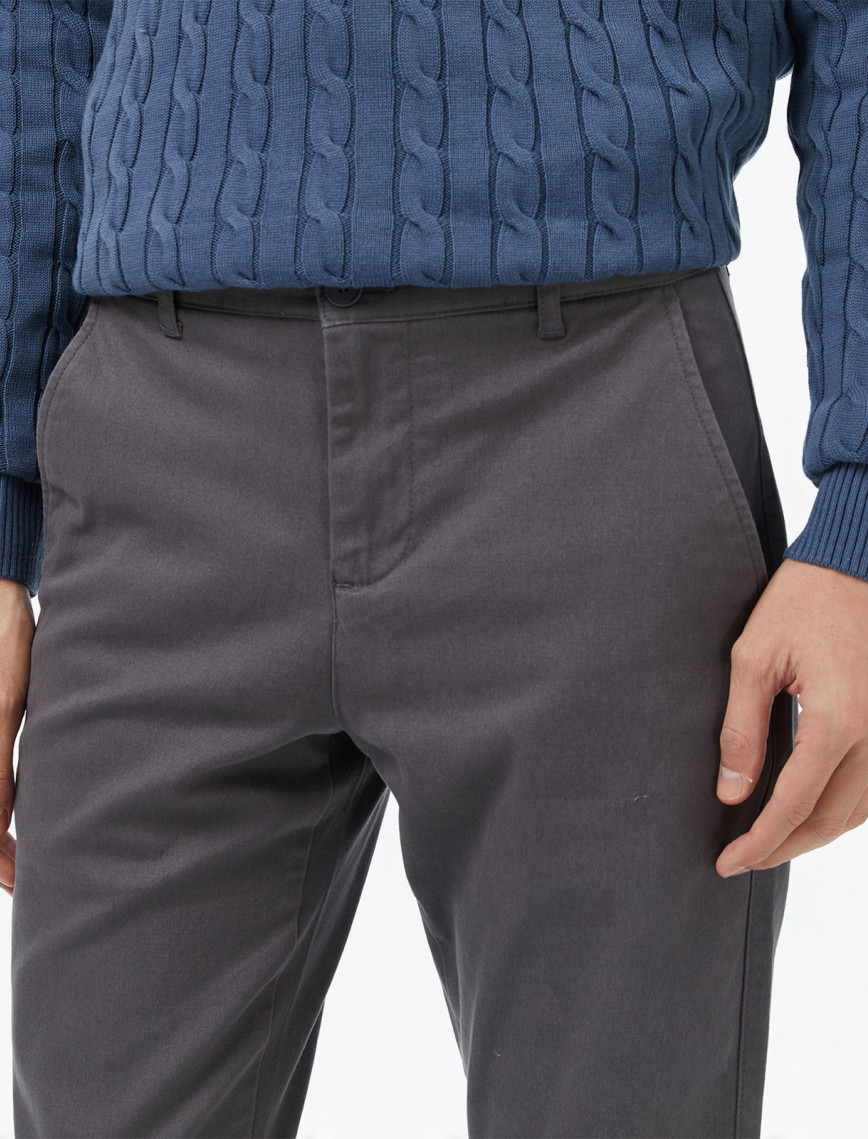 Nautica Erkek Gri Slim Fit Pantolon Nautica Erkek Gri Slim Fit Pantolon