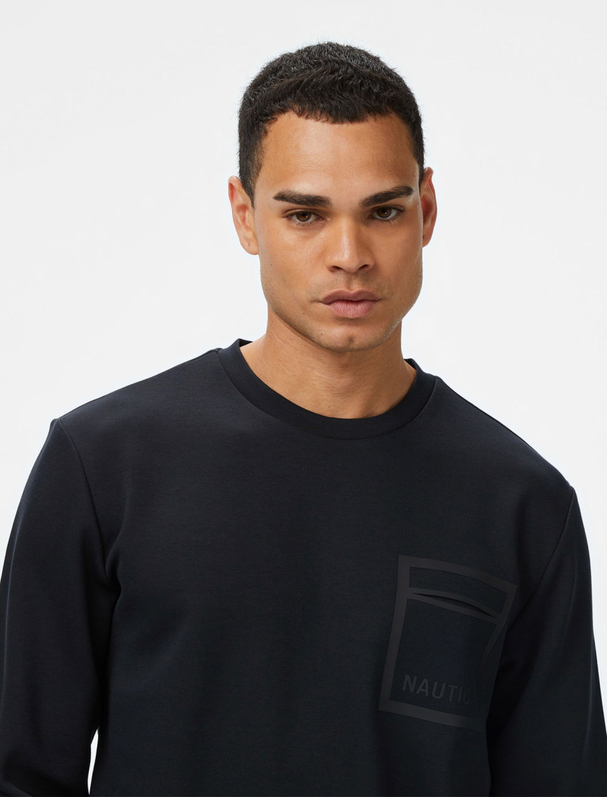 Nautica Erkek Siyah Classic Fit Sweatshirt Nautica Erkek Siyah Classic Fit Sweatshirt