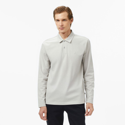 Nautica Erkek Gri Classic Fit Uzun Kollu Polo Yaka T-Shirt Nautica Erkek Gri Classic Fit Uzun Kollu Polo Yaka T-Shirt