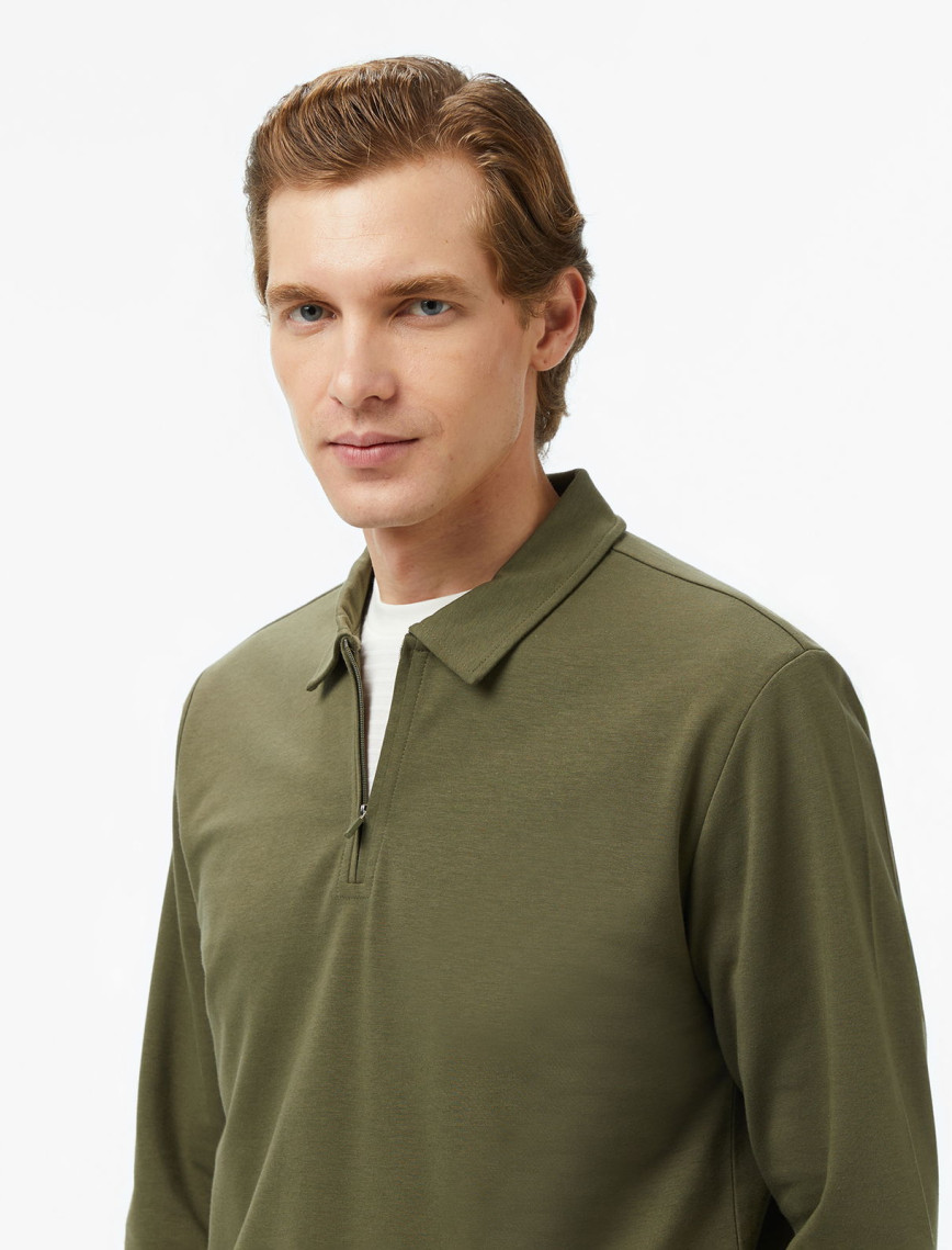 Nautica Erkek Yeşil Classic Fit Uzun Kollu Polo Yaka T-Shirt Nautica Erkek Yeşil Classic Fit Uzun Kollu Polo Yaka T-Shirt