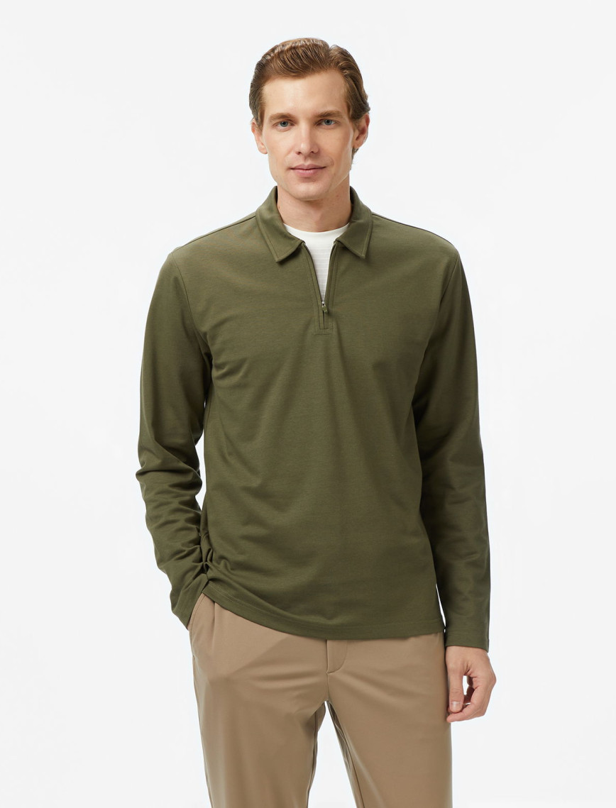 Nautica Erkek Yeşil Classic Fit Uzun Kollu Polo Yaka T-Shirt Nautica Erkek Yeşil Classic Fit Uzun Kollu Polo Yaka T-Shirt