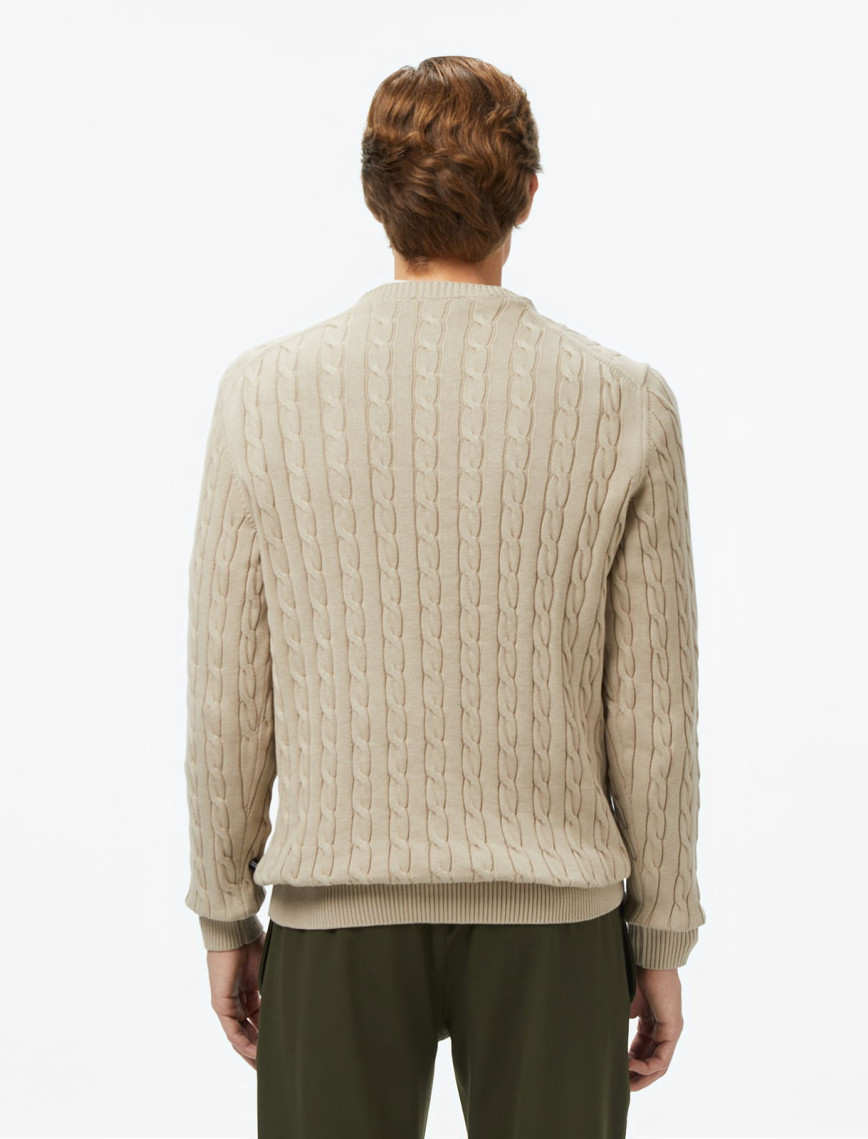 Nautica Erkek Bej Classic Fit Kazak Nautica Erkek Bej Classic Fit Kazak