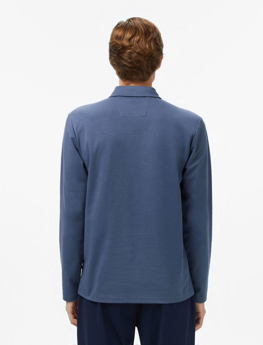 Nautica Erkek Mavi Classic Fit Uzun Kollu Polo Yaka T-Shirt Nautica Erkek Mavi Classic Fit Uzun Kollu Polo Yaka T-Shirt