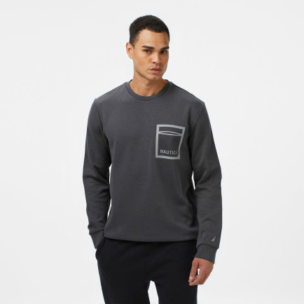 Nautica Erkek Gri Classic Fit Sweatshirt Nautica Erkek Gri Classic Fit Sweatshirt