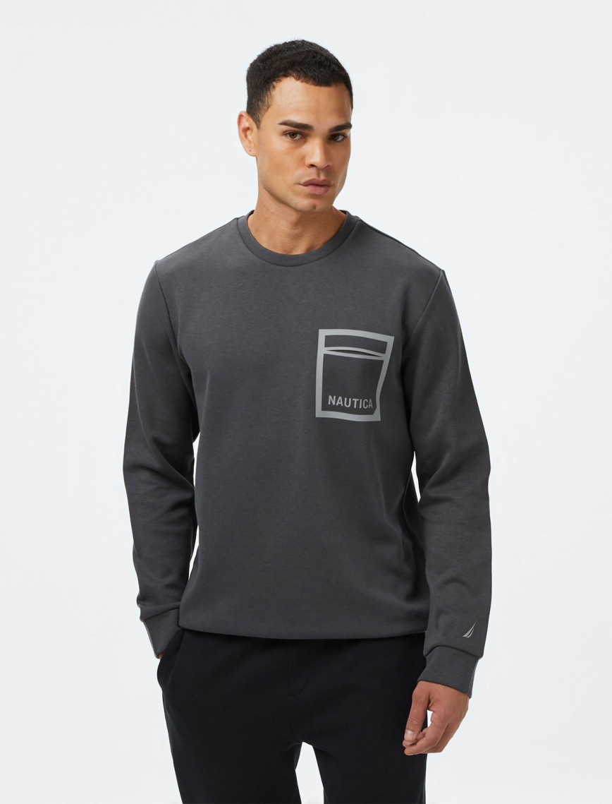 Nautica Erkek Siyah Classic Fit Sweatshirt Nautica Erkek Siyah Classic Fit Sweatshirt
