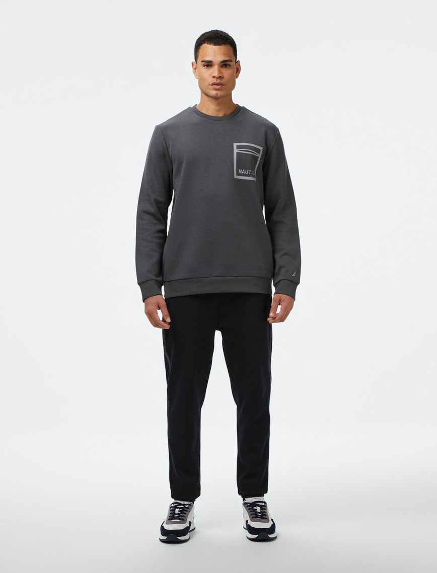 Nautica Erkek Gri Classic Fit Sweatshirt Nautica Erkek Gri Classic Fit Sweatshirt