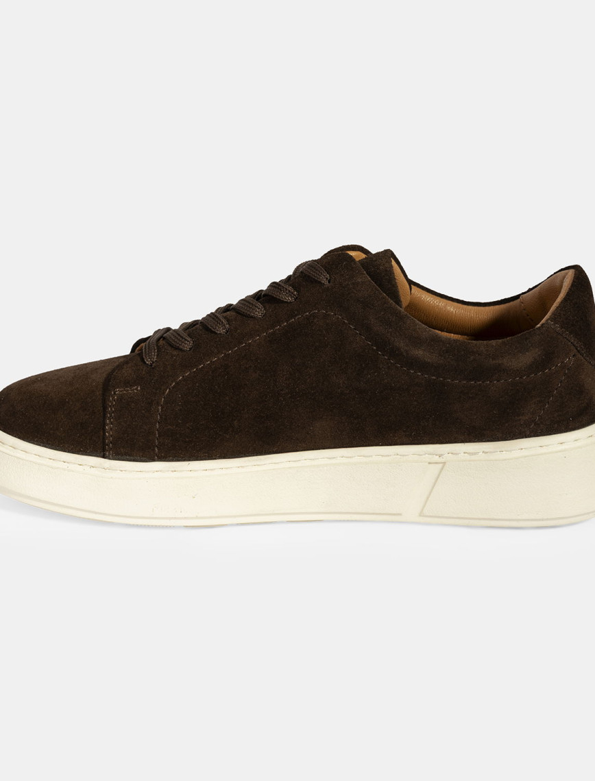 Erkek Kahve Bağcıklı Süet Spor Ayakkabı Erkek Kahve Bağcıklı Süet Spor Ayakkabı