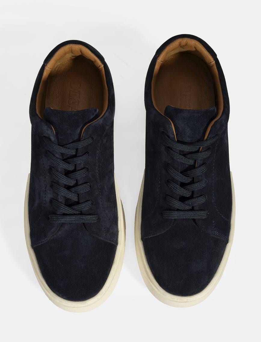 Erkek Lacivert Bağcıklı Süet Spor Ayakkabı Erkek Lacivert Bağcıklı Süet Spor Ayakkabı