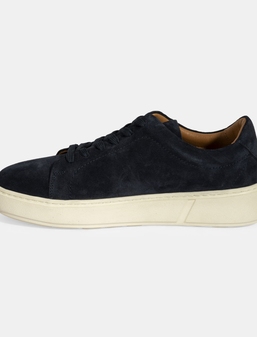 Erkek Lacivert Bağcıklı Süet Spor Ayakkabı Erkek Lacivert Bağcıklı Süet Spor Ayakkabı