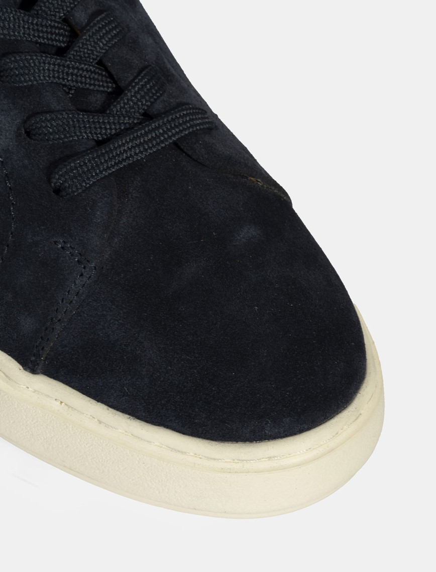 Erkek Lacivert Bağcıklı Süet Spor Ayakkabı Erkek Lacivert Bağcıklı Süet Spor Ayakkabı