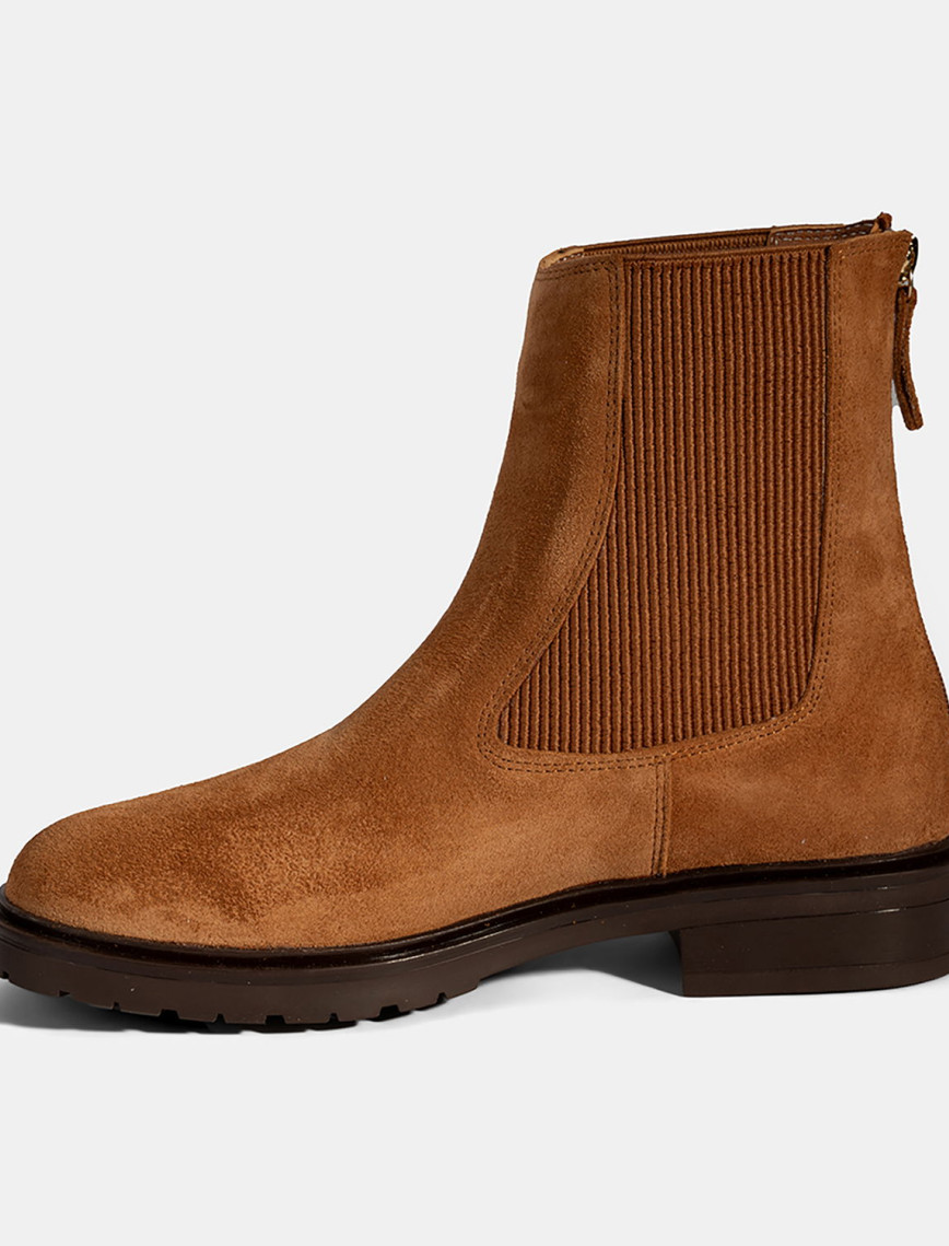 Kadın Taba Lastikli Süet Chelsea Bot Kadın Taba Lastikli Süet Chelsea Bot