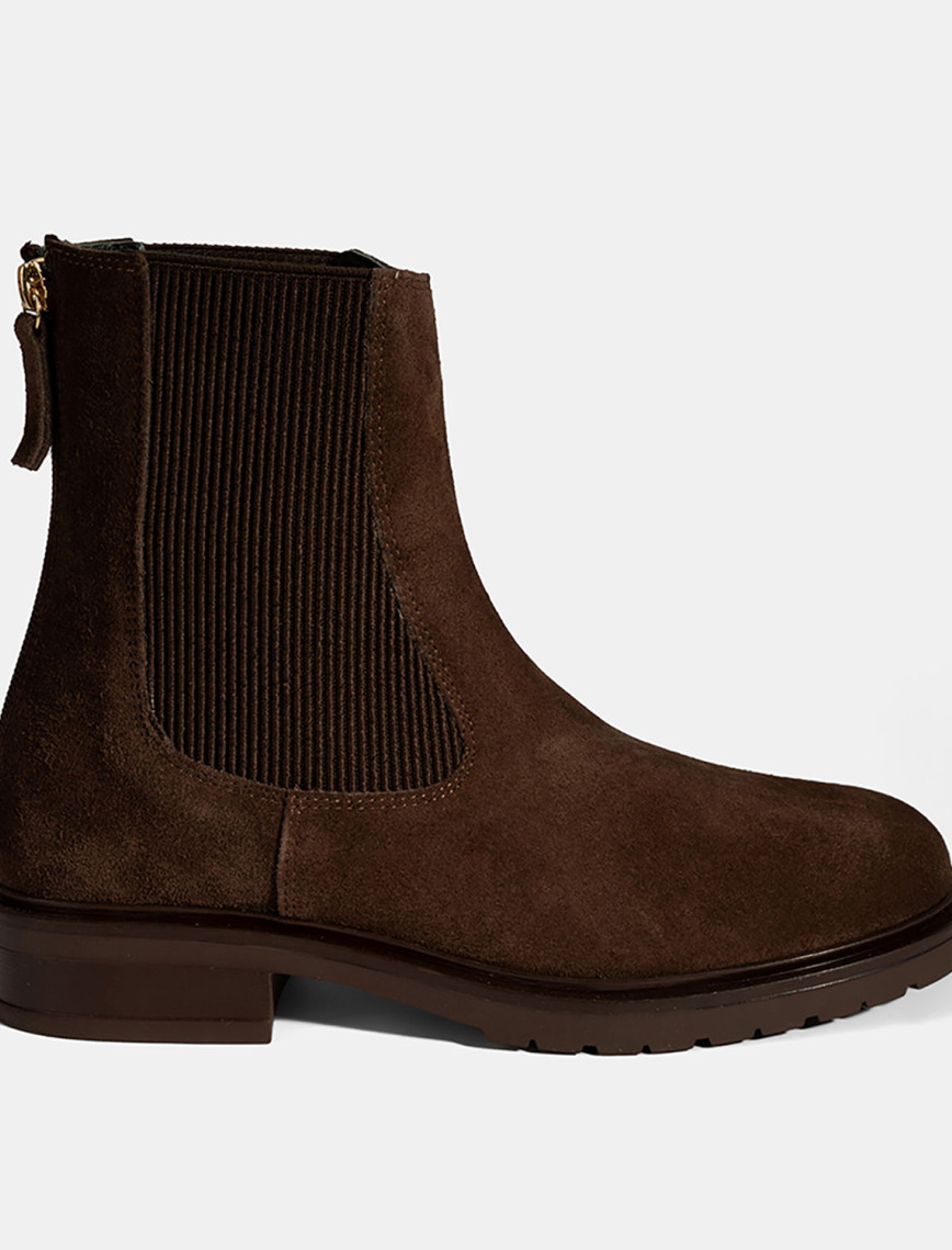 Kadın Kahve Lastikli Süet Chelsea Bot Kadın Kahve Lastikli Süet Chelsea Bot