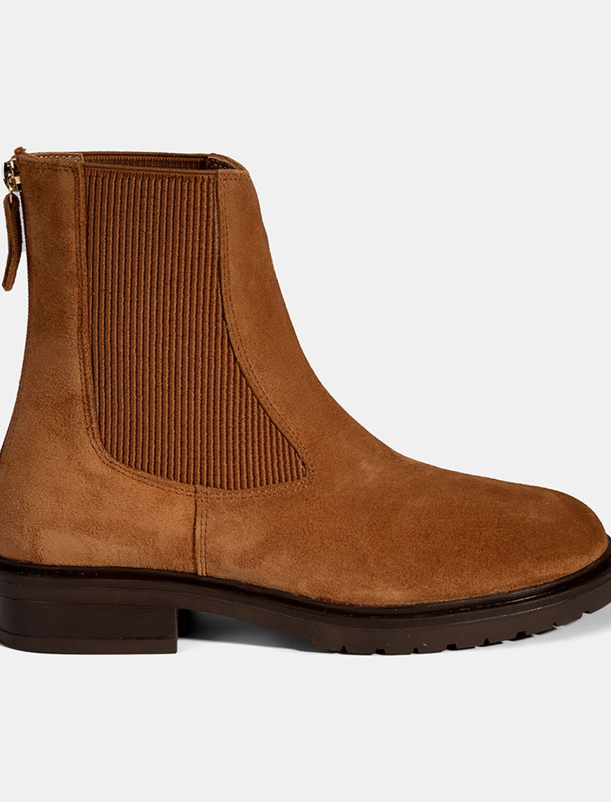Kadın Taba Lastikli Süet Chelsea Bot Kadın Taba Lastikli Süet Chelsea Bot
