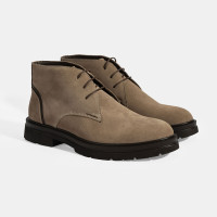 Erkek Vizon Bağcıklı Süet Bot Erkek Vizon Bağcıklı Süet Bot