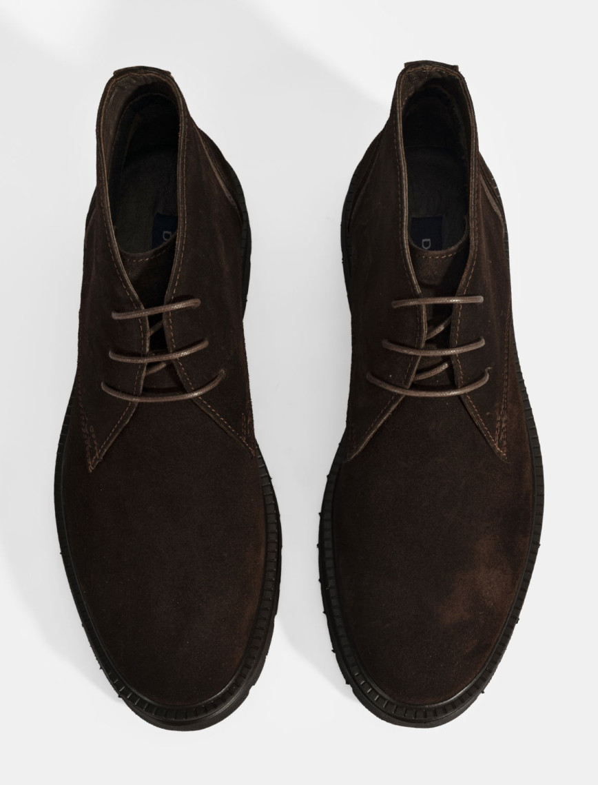 Erkek Kahve Bağcıklı Süet Bot Erkek Kahve Bağcıklı Süet Bot