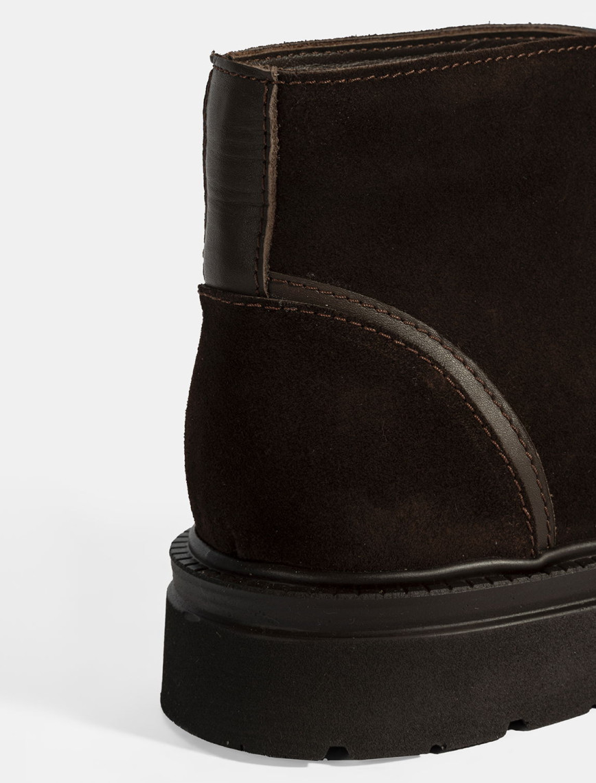 Erkek Kahve Bağcıklı Süet Bot Erkek Kahve Bağcıklı Süet Bot