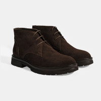 Erkek Kahve Bağcıklı Süet Bot Erkek Kahve Bağcıklı Süet Bot