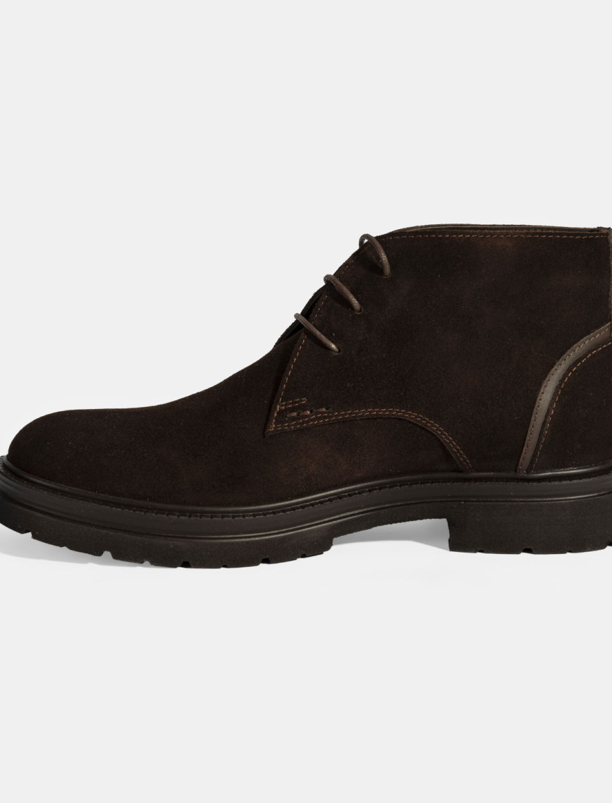 Erkek Kahve Bağcıklı Süet Bot Erkek Kahve Bağcıklı Süet Bot