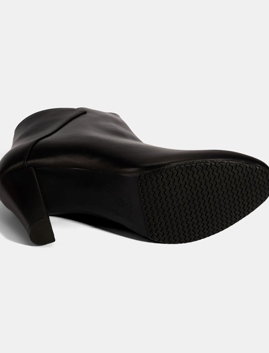 Kadın Siyah DesaComfort Deri Topuklu Chelsea Bot Kadın Siyah DesaComfort Deri Topuklu Chelsea Bot