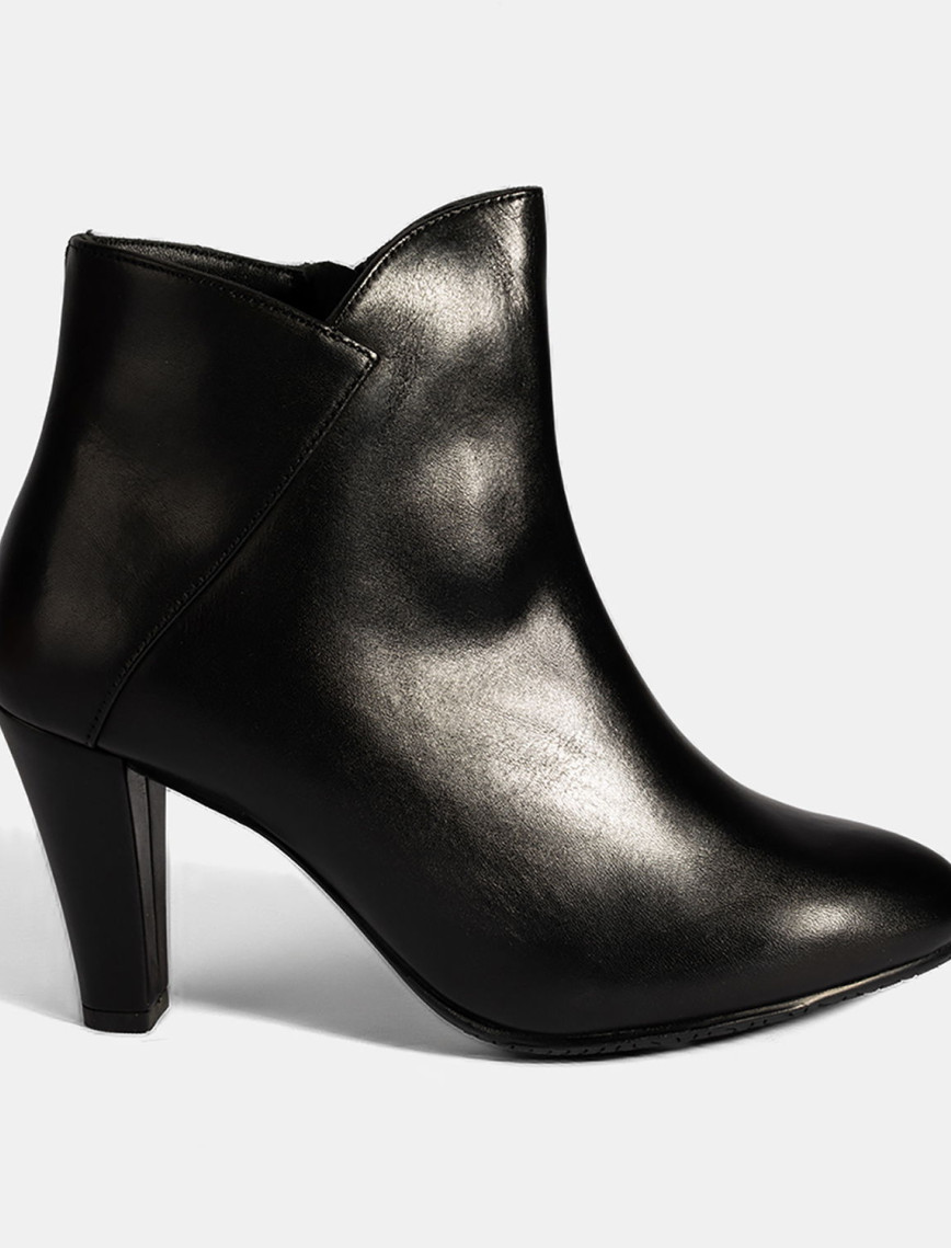Kadın Siyah DesaComfort Deri Topuklu Chelsea Bot Kadın Siyah DesaComfort Deri Topuklu Chelsea Bot