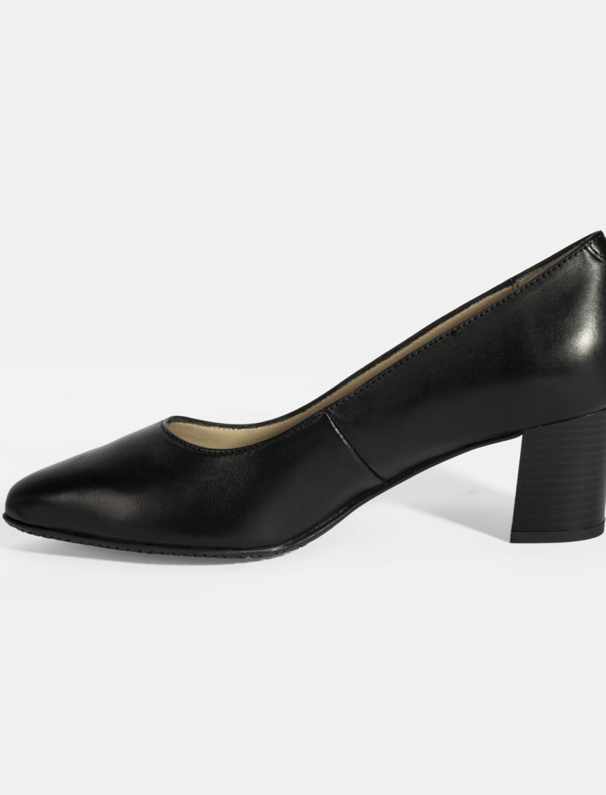 Kadın Siyah DesaComfort Topuklu Deri Ayakkabı Kadın Siyah DesaComfort Topuklu Deri Ayakkabı