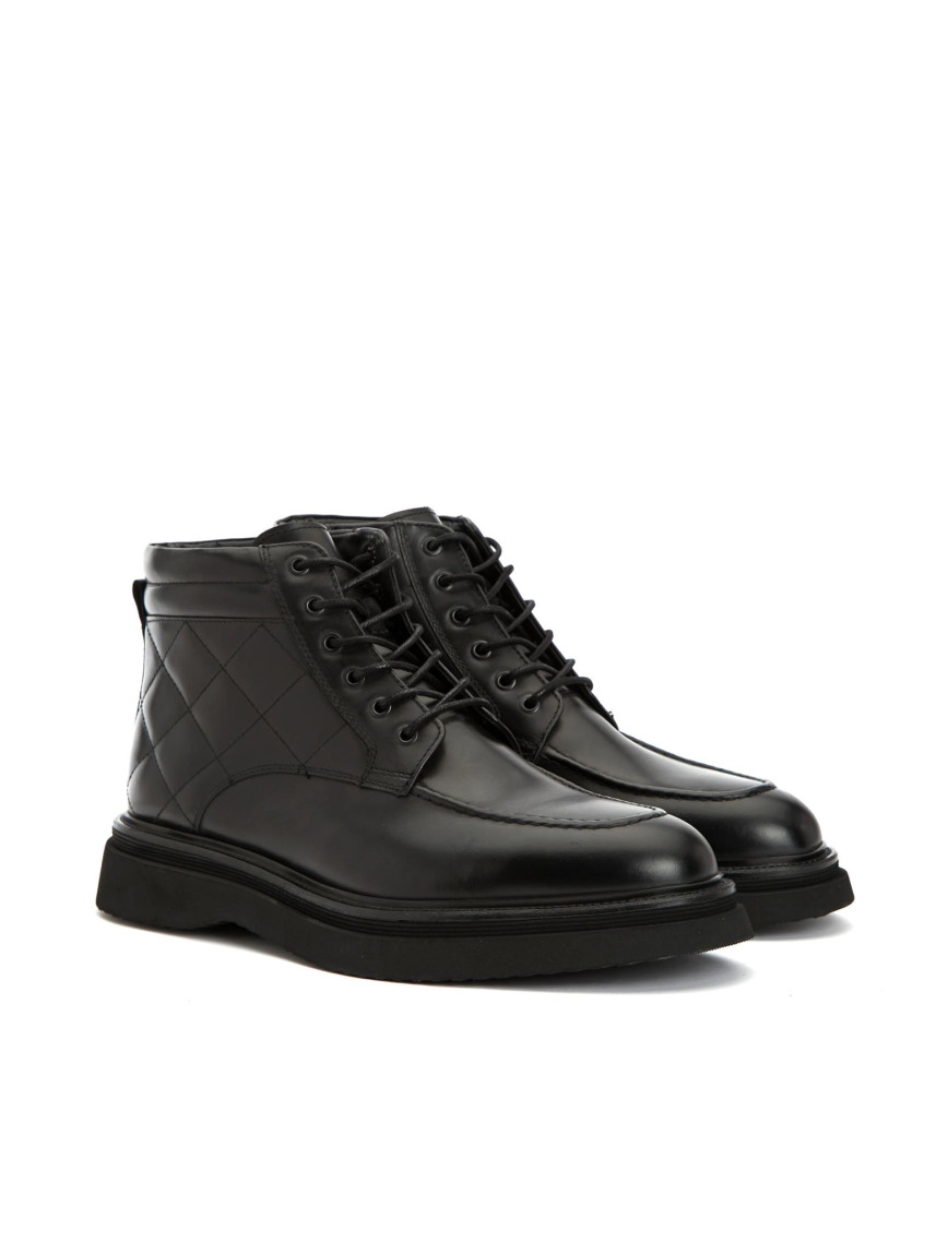 Divarese Erkek Siyah Deri Bot Divarese Erkek Siyah Deri Bot