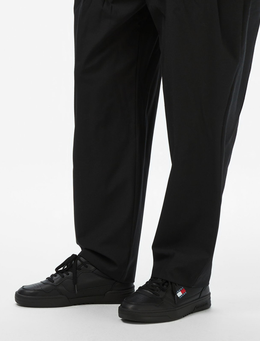 Tommy Hilfiger Jeans Cupsole Erkek Siyah Spor Ayakkabı Tommy Hilfiger Jeans Cupsole Erkek Siyah Spor Ayakkabı