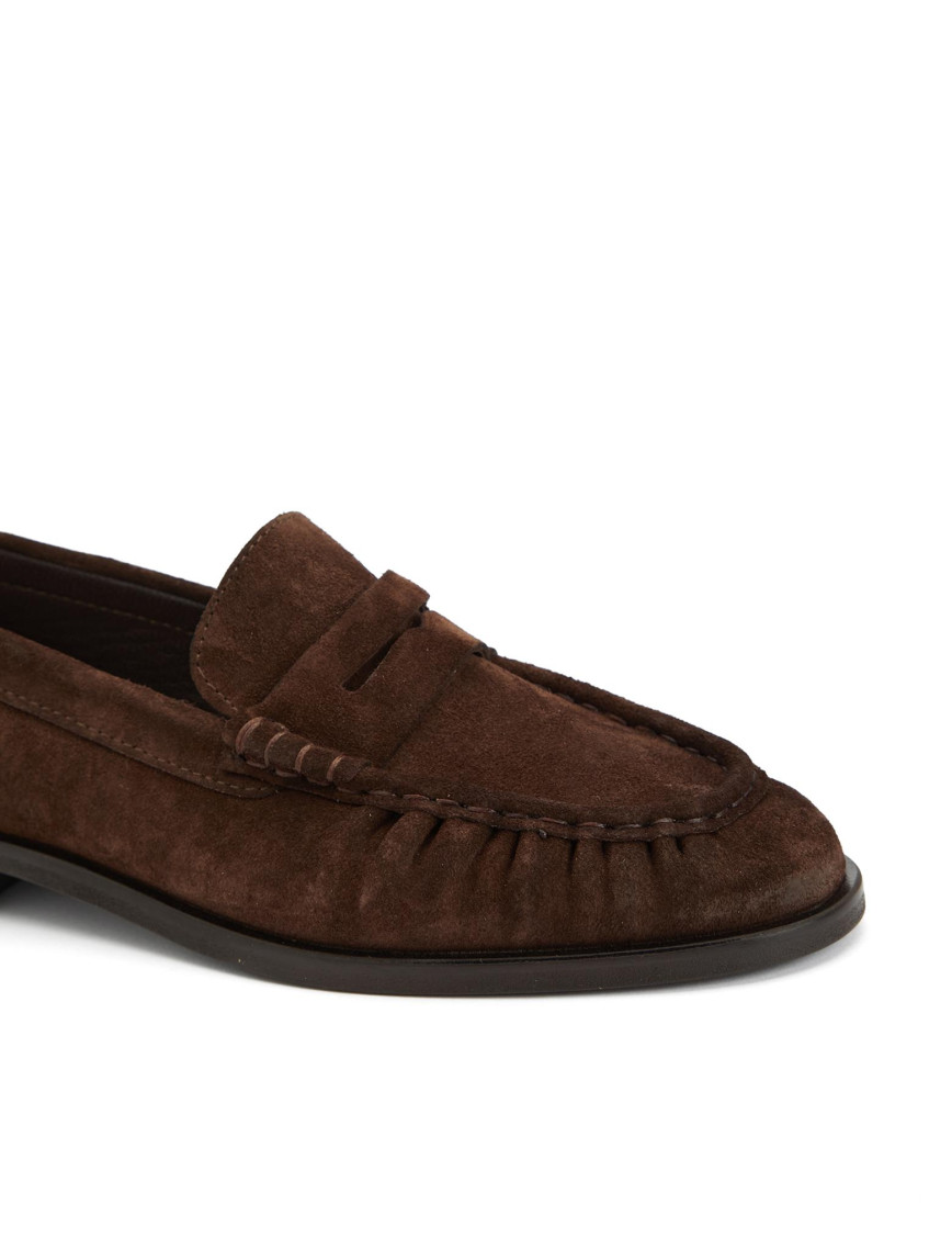 Divarese Kadın Acı Kahve Deri Loafer Divarese Kadın Acı Kahve Deri Loafer