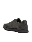 George Hogg Erkek Antrasit Deri Sneaker