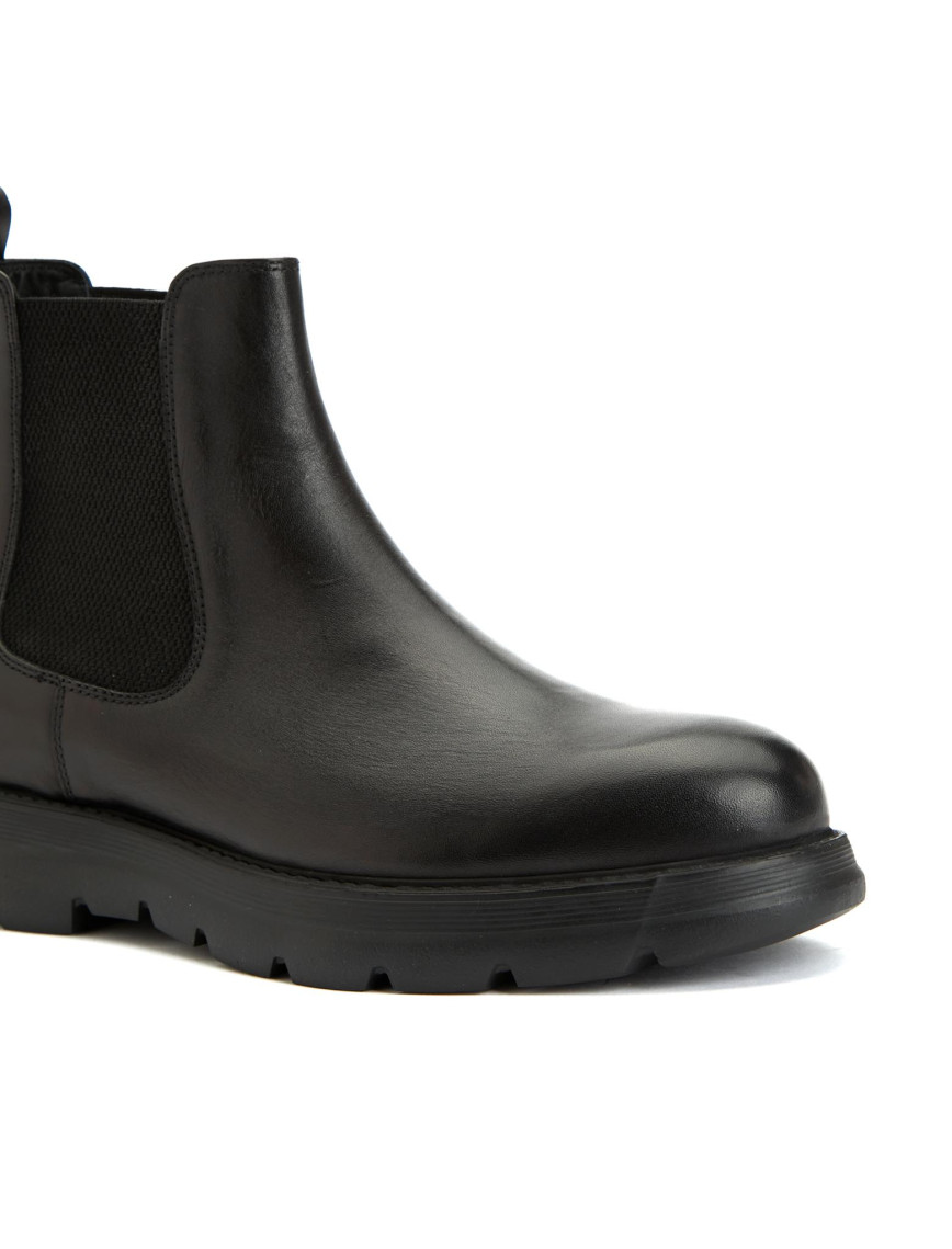 Divarese Erkek Siyah Deri Bot Divarese Erkek Siyah Deri Bot