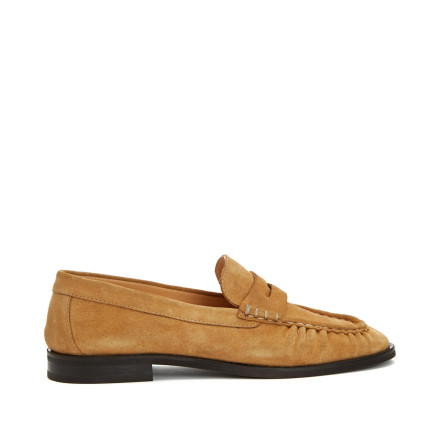 Divarese Kadın Gold Tokalı Deri Loafer Divarese Kadın Gold Tokalı Deri Loafer