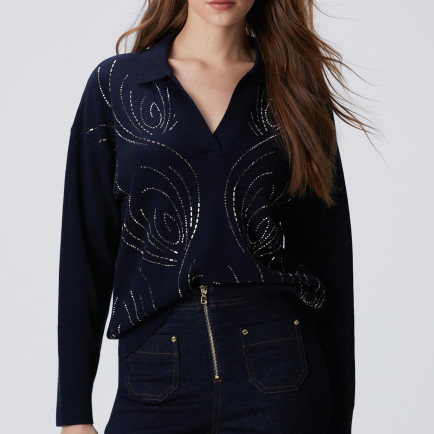 Network Kadın Koyu Lacivert Kazak Network Kadın Koyu Lacivert Kazak