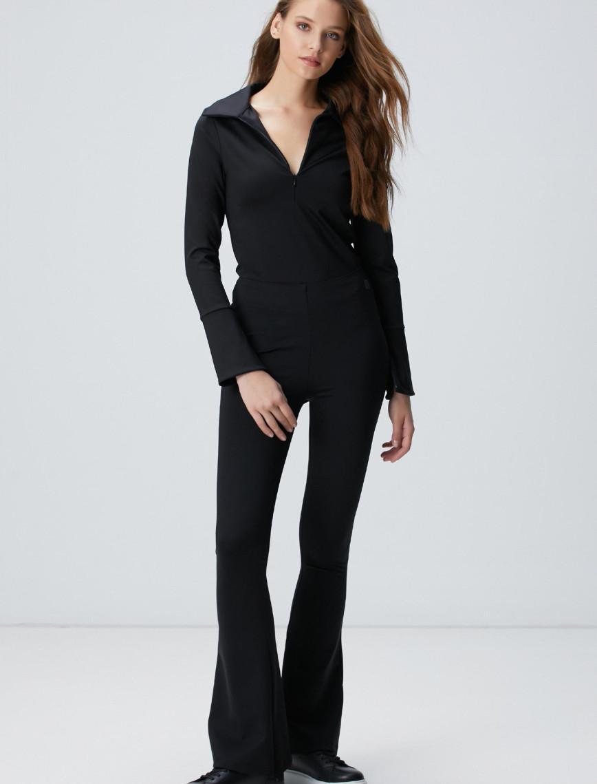 Network Kadın Siyah N-Tech Flare Kalıp Eşofman Network Kadın Siyah N-Tech Flare Kalıp Eşofman