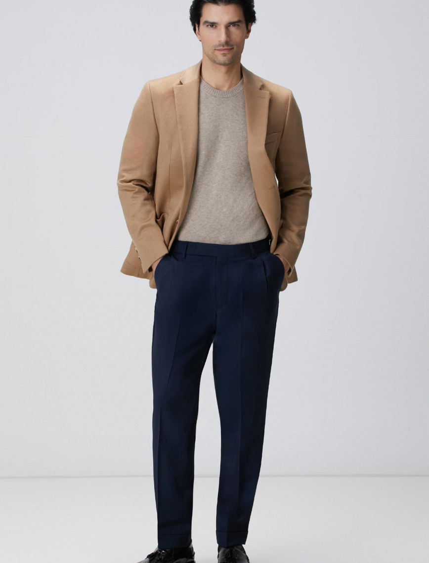 Network Erkek Kırık Beyaz Keten Karışımlı Pantolon Network Erkek Kırık Beyaz Keten Karışımlı Pantolon