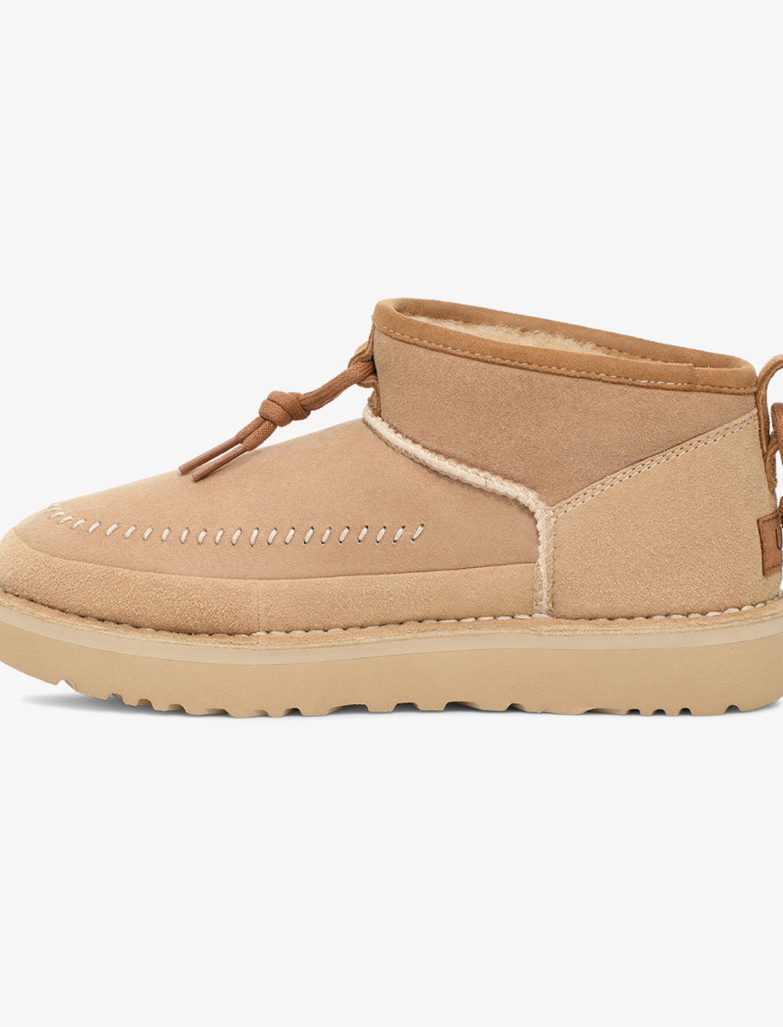UGG Ultra Mini Crafted Regenerate Kadın Bej Bot UGG Ultra Mini Crafted Regenerate Kadın Bej Bot
