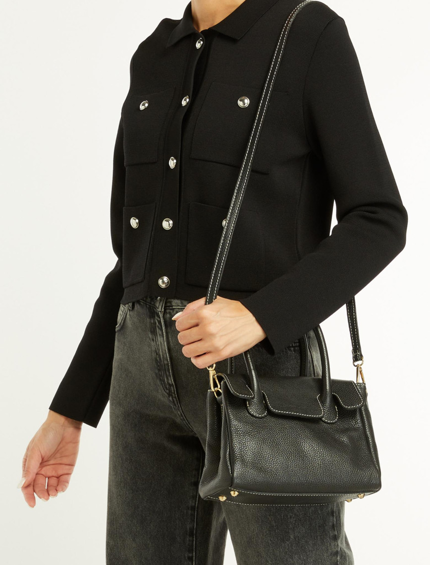 George Hogg Kadın Siyah Deri Çanta George Hogg Kadın Siyah Deri Çanta