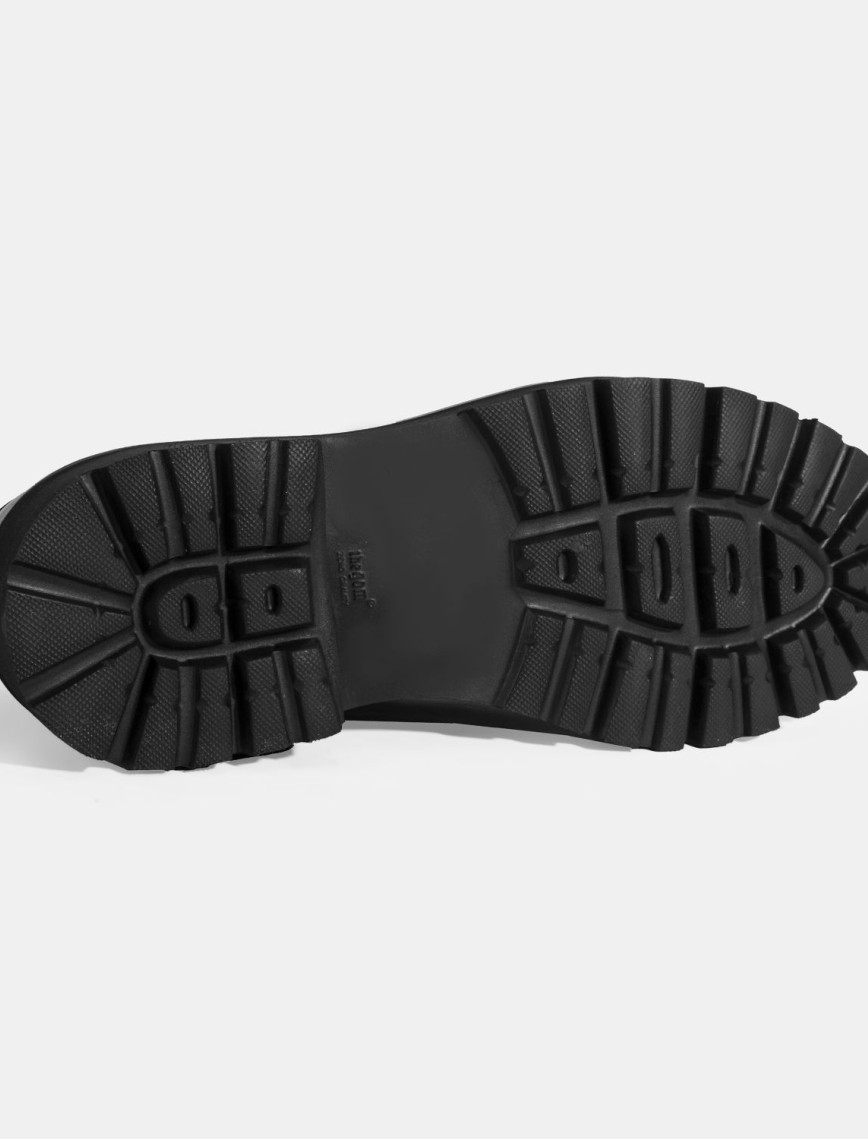 Erkek Siyah Bağcıklı Deri Günlük Ayakkabı Erkek Siyah Bağcıklı Deri Günlük Ayakkabı