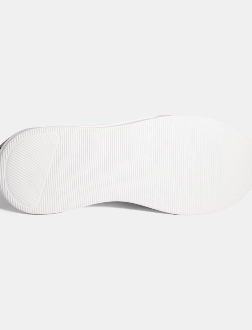 Erkek Beyaz Bağcıklı Deri Günlük Ayakkabı Erkek Beyaz Bağcıklı Deri Günlük Ayakkabı