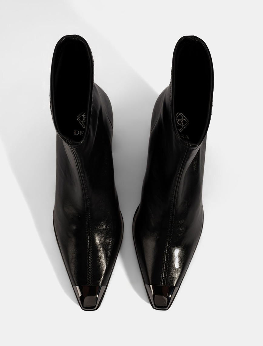 Kadın Siyah Kalın Topuklu Stretch Çizme Kadın Siyah Kalın Topuklu Stretch Çizme