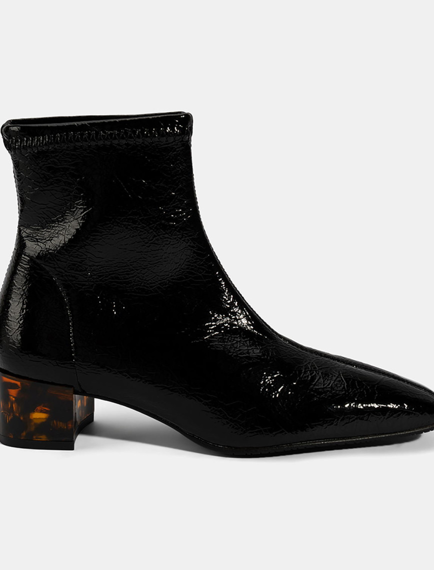 Kadın Siyah Kalın Topuklu Stretch Bot Kadın Siyah Kalın Topuklu Stretch Bot