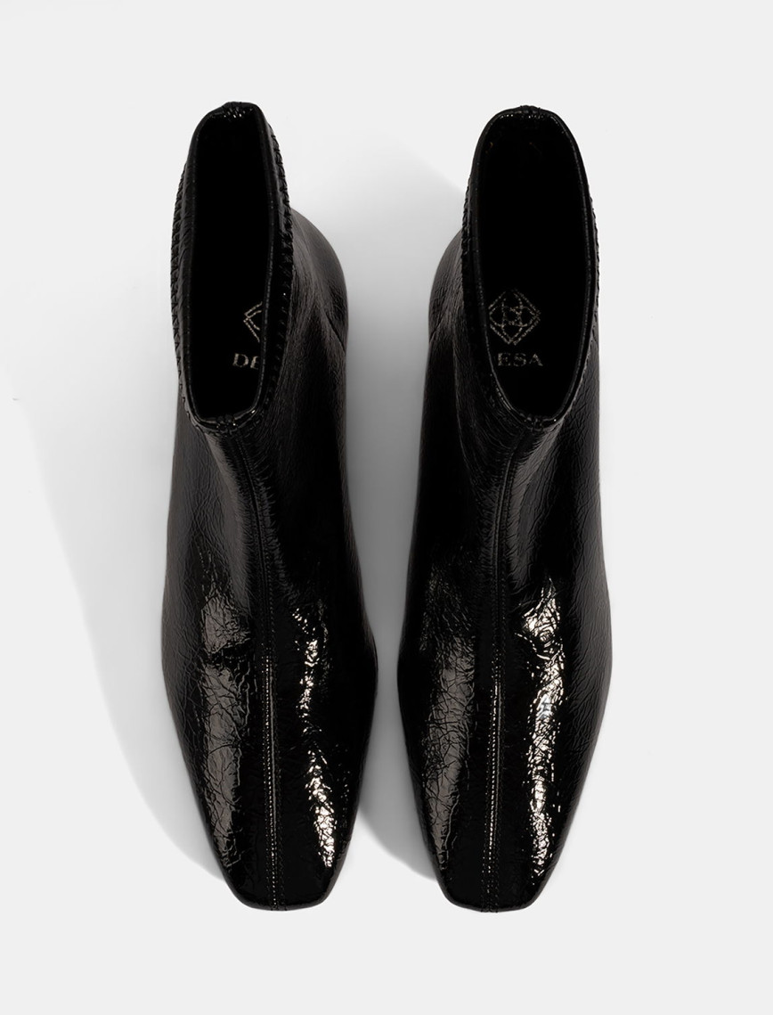 Kadın Siyah Kalın Topuklu Stretch Bot Kadın Siyah Kalın Topuklu Stretch Bot