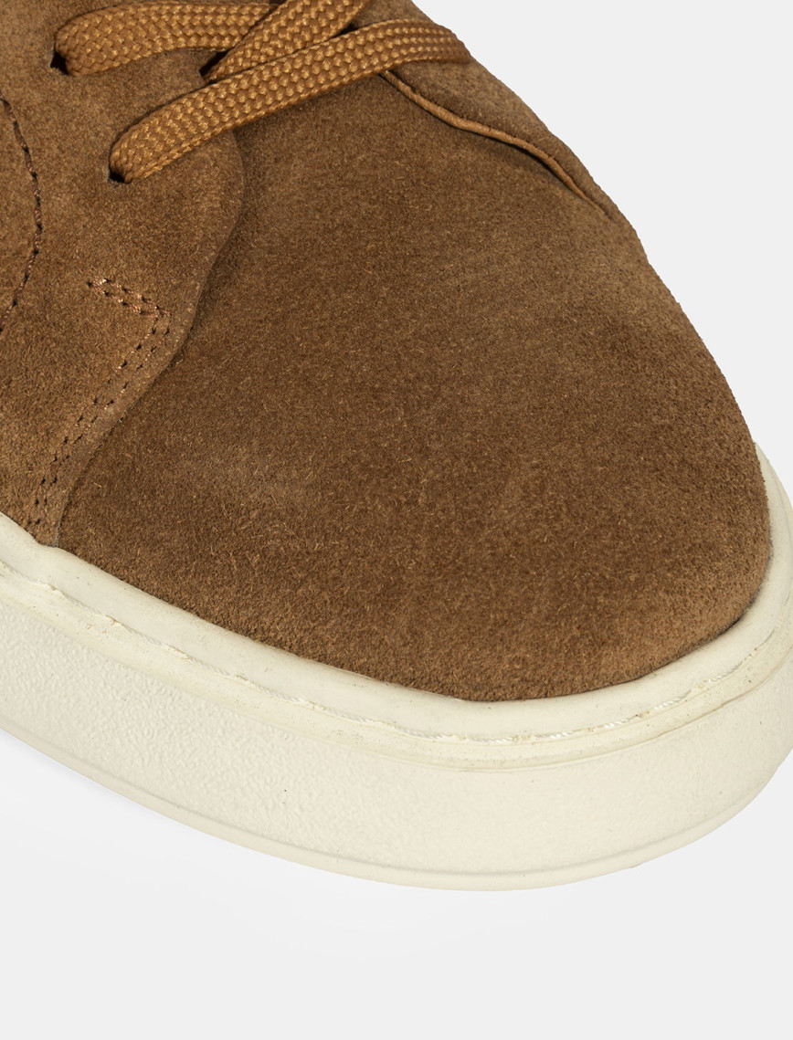 Erkek Taba Bağcıklı Süet Spor Ayakkabı