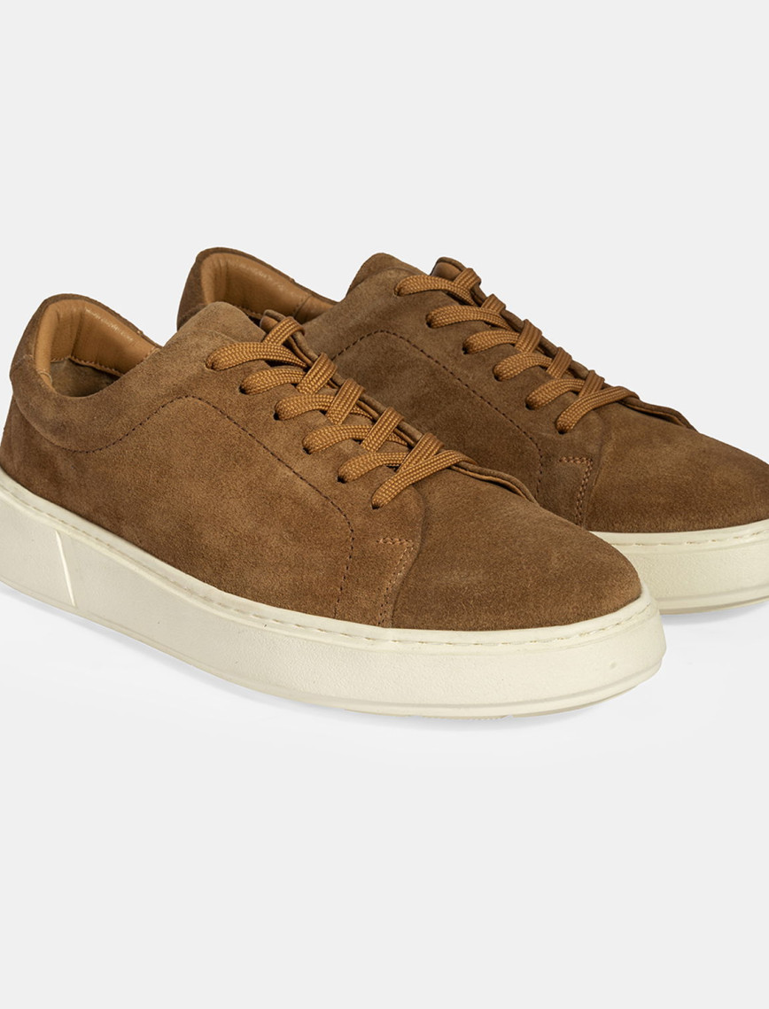 Erkek Lacivert Bağcıklı Süet Spor Ayakkabı Erkek Lacivert Bağcıklı Süet Spor Ayakkabı