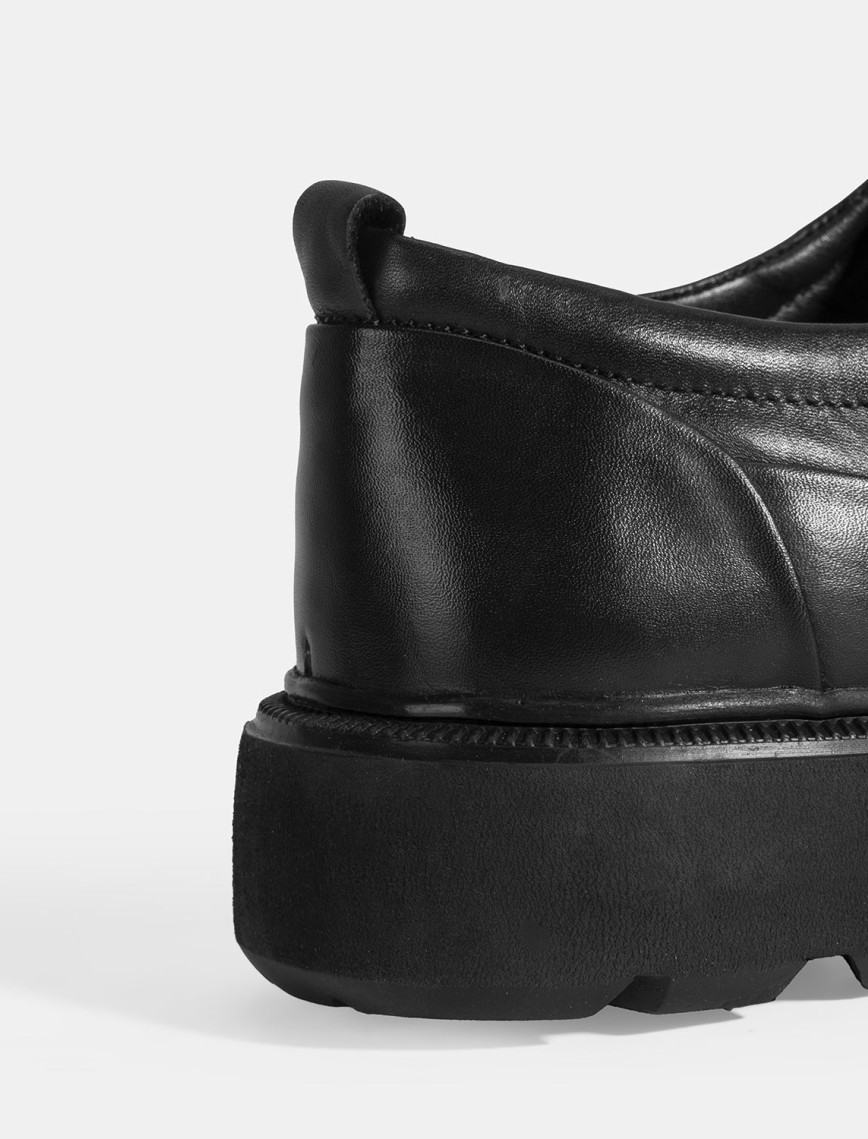 Erkek Siyah Bağcıklı Klasik Ayakkabı Erkek Siyah Bağcıklı Klasik Ayakkabı