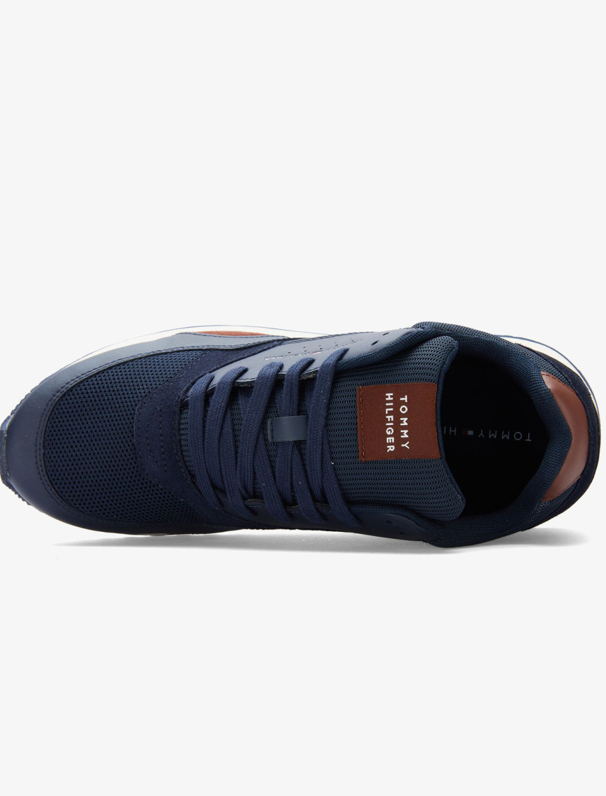 Tommy Hilfiger New Runner Eva Mix Erkek Lacivert Sneaker Tommy Hilfiger New Runner Eva Mix Erkek Lacivert Sneaker